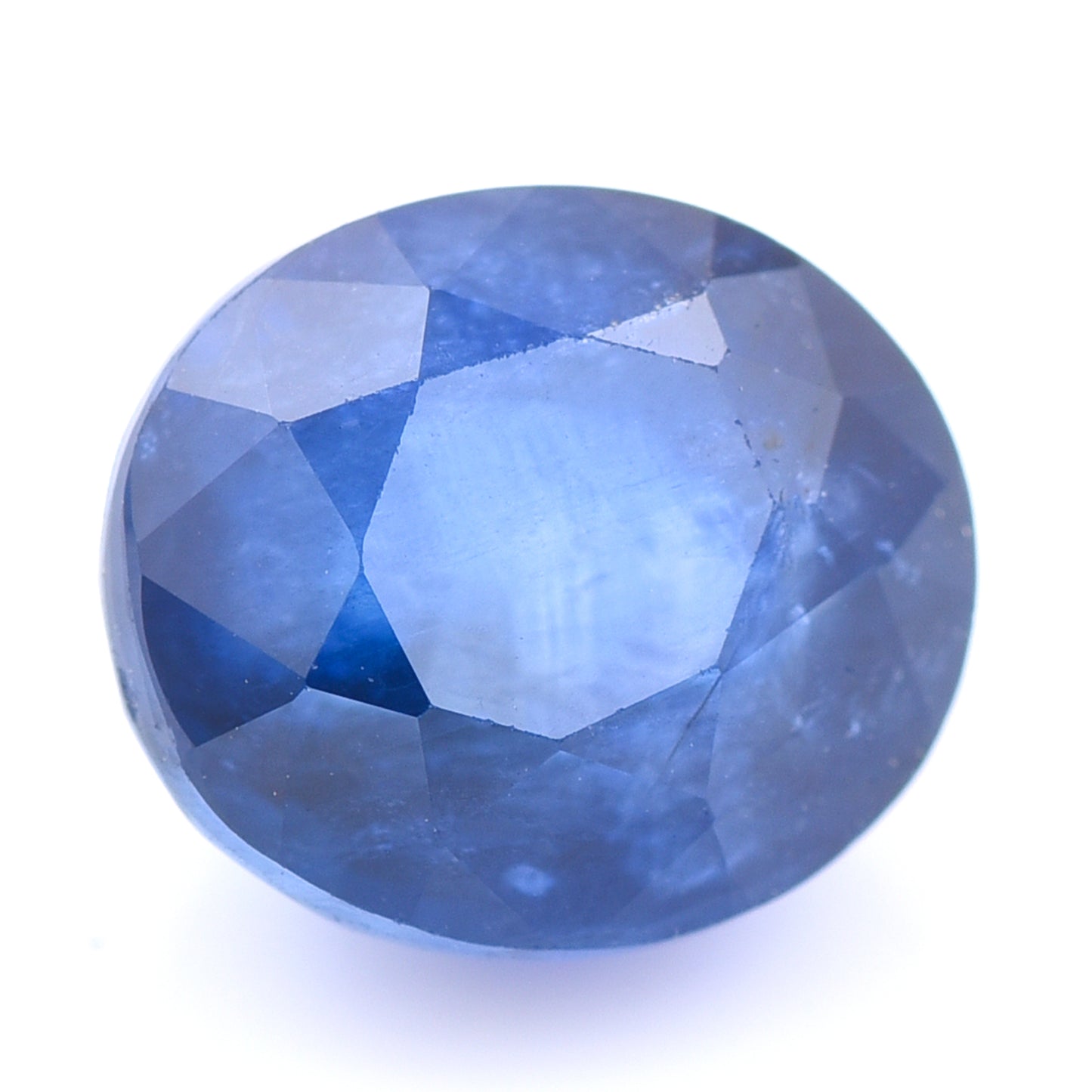 3.94 Natural Corundum Sapphire Oval Mixed Cut Gemstone