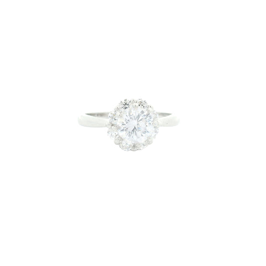 3.35 Ct Cubic Zirconia 925 Sterling Silver Ring