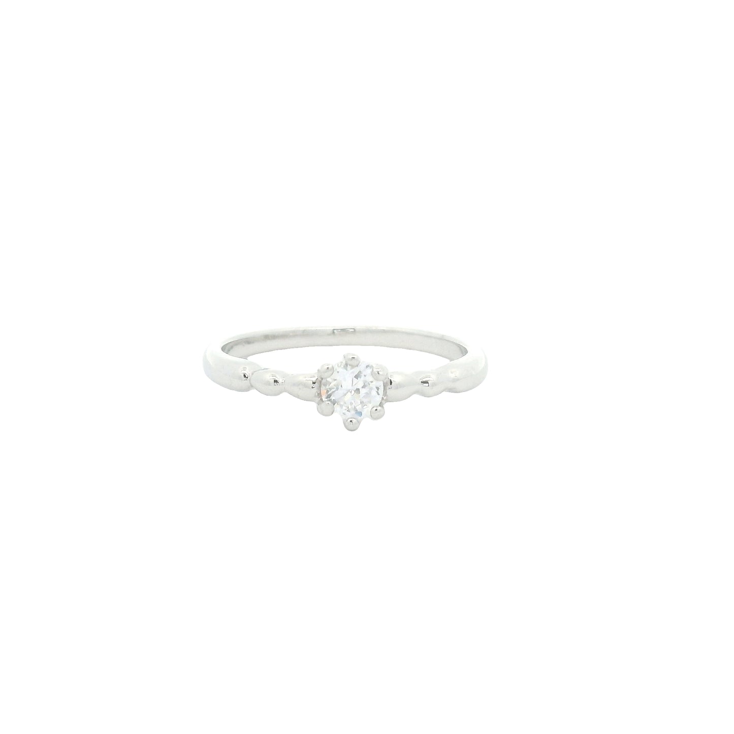 0.63 Ct Cubic Zirconia 925 Sterling Silver Ring
