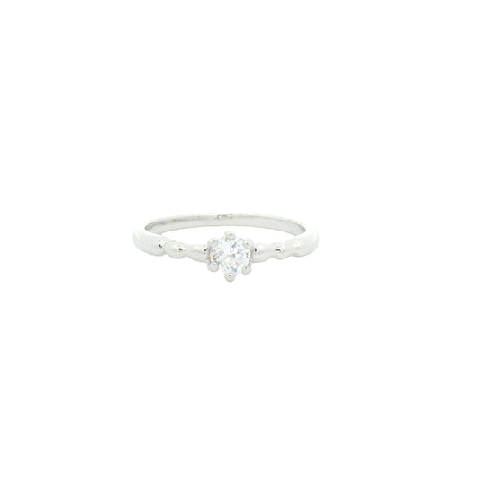 0.63 Ct Cubic Zirconia 925 Sterling Silver Ring
