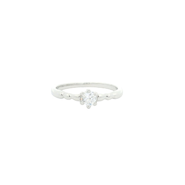 0.63 Ct Cubic Zirconia 925 Sterling Silver Ring