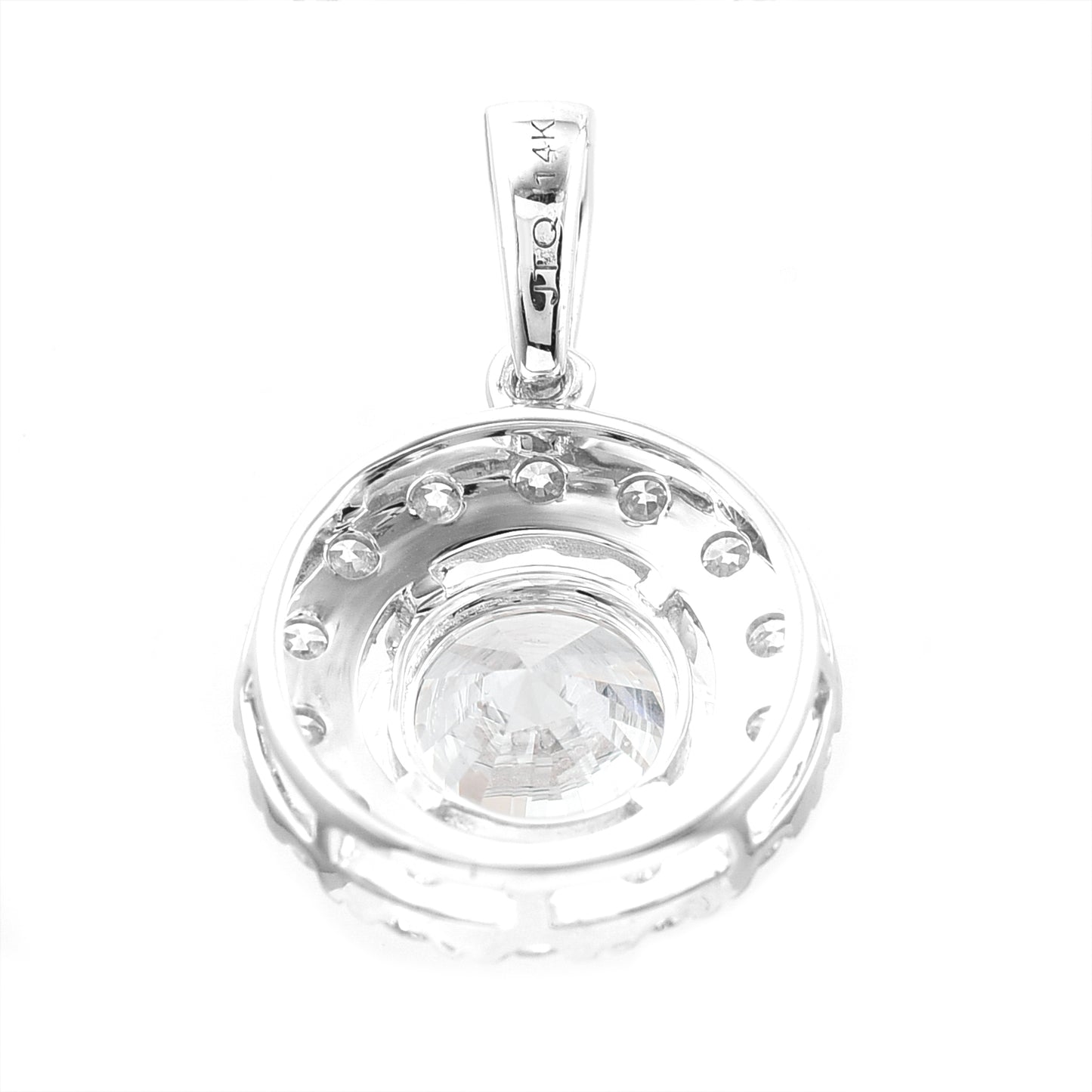 2.34 Carats Lab Grown Diamond 14K Gold Pendant
