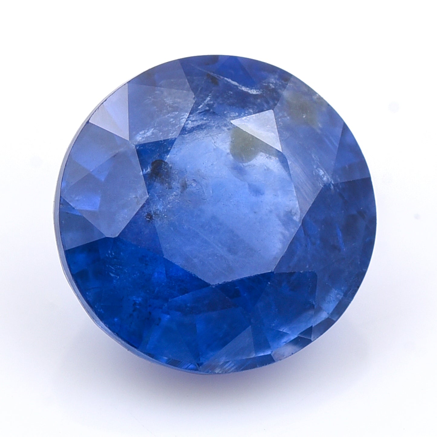 3.29 Natural Corundum Sapphire Round Mixed Cut Gemstone