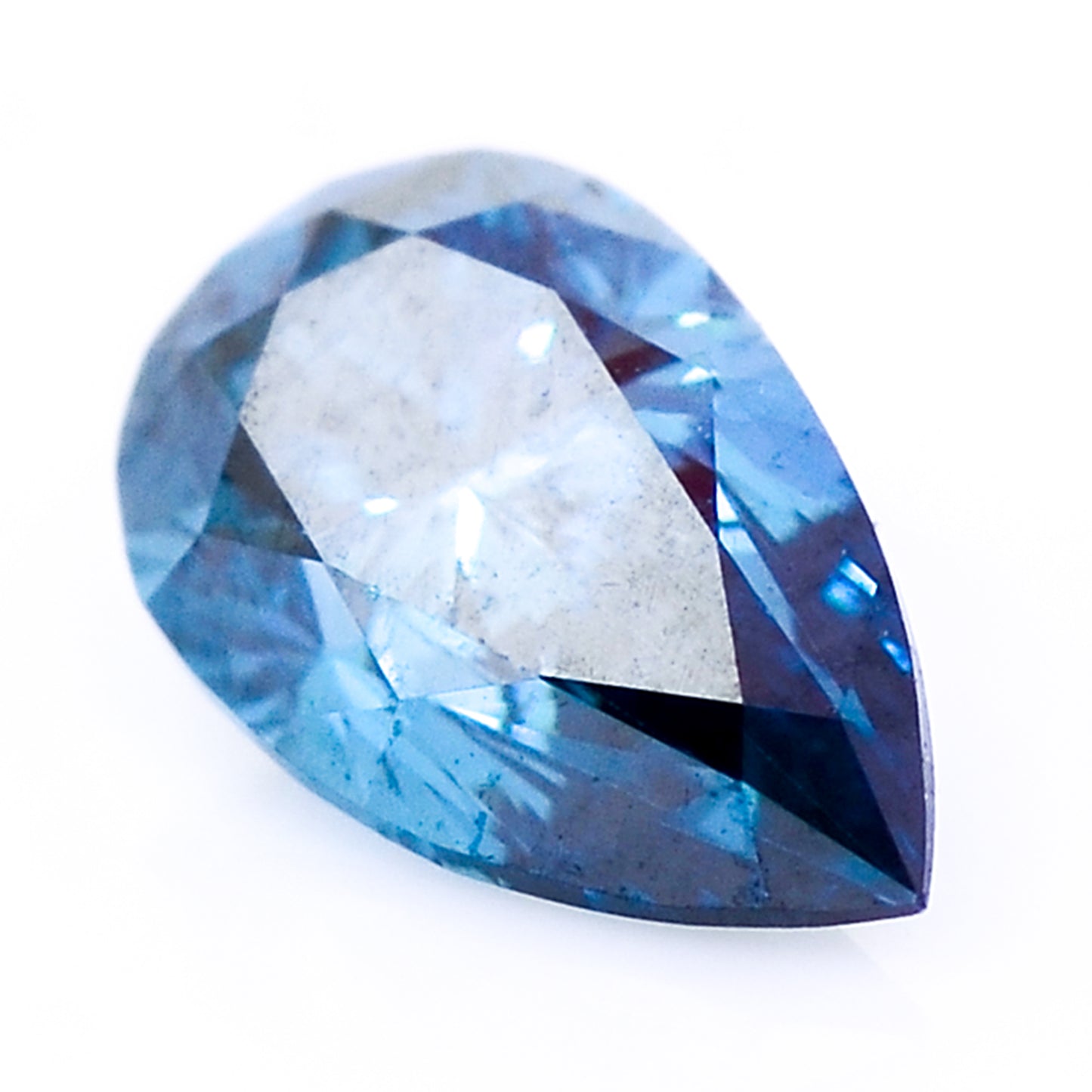 0.27 Blue Diamond Pear Loose Diamond