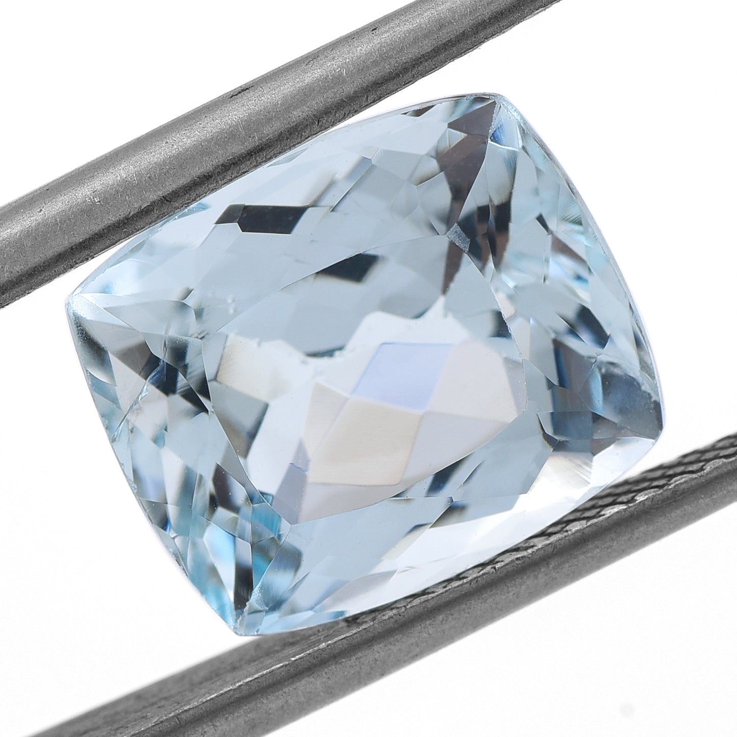 5.5 Natural Beryl Aquamarine Rectangular Cushion Mixed Cut Gemstone
