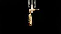 2.15 Ct Oval Tourmaline 14K Gold Earrings