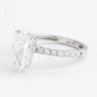 2.84 Carats Lab Grown Diamond 14K Gold Ring