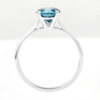 1.33 Carats Blue Lab Grown Diamond 14K Gold Ring