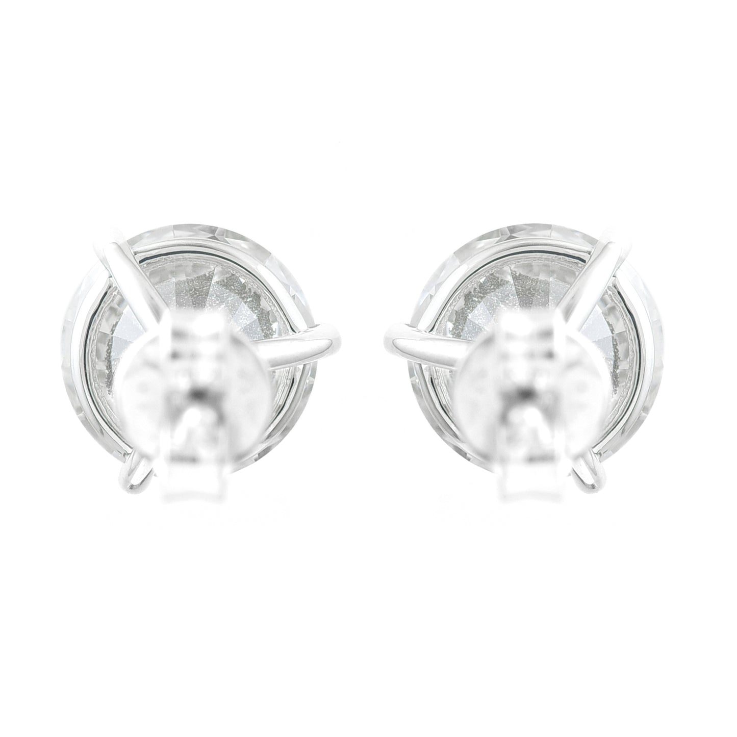 3.20 Carats Lab Grown Diamond 14K Gold Earrings