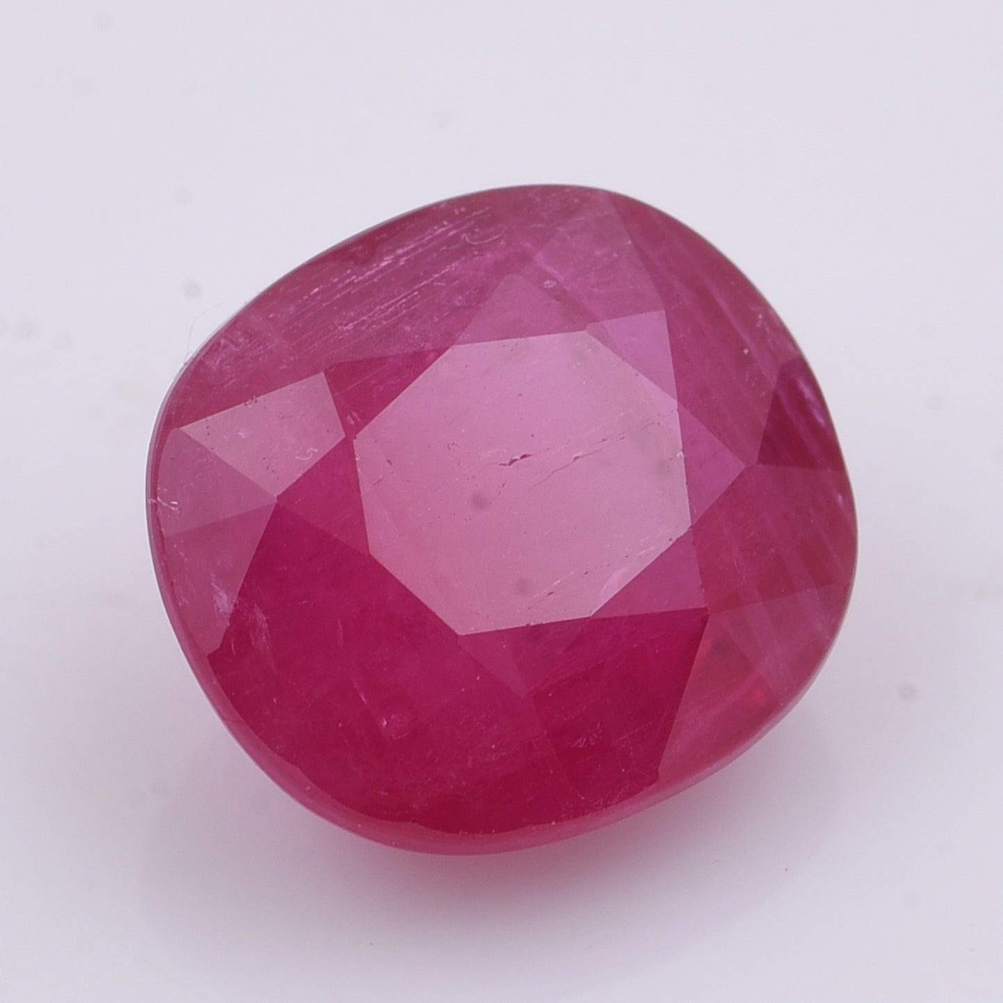 2.65 Natural Corundum Ruby Rectangular Cushion Mixed Cut Gemstone