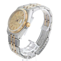 Pre-owned Rolex Oysterquartz 17013 Champagne Bar No. 98 Men's