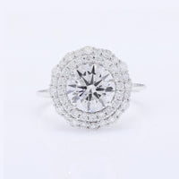 2.81 Carats Lab Grown Diamond 14K Gold Ring