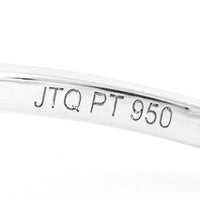 2.78 Ct Octagon Lab Grown Diamond 950 Platinum Ring