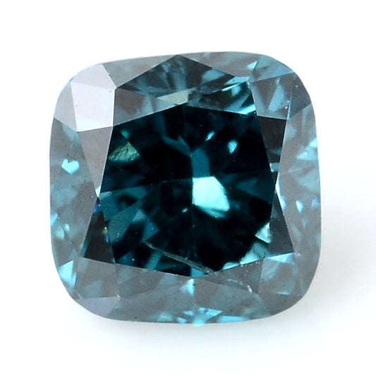 0.27 Carat Blue Diamond Cushion Loose Gemstone