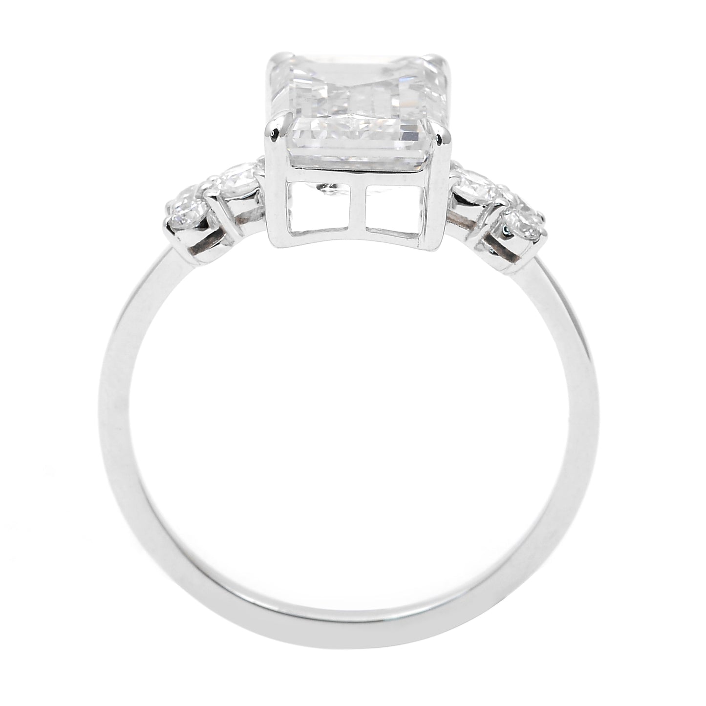 3.21 Carats Lab Grown Diamond 14K Gold Ring