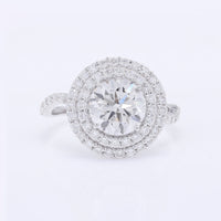 2.79 Carats Lab Grown Diamond 14K Gold Ring