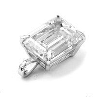 7.01 Carats Lab Grown Diamond 14K Gold Pendant