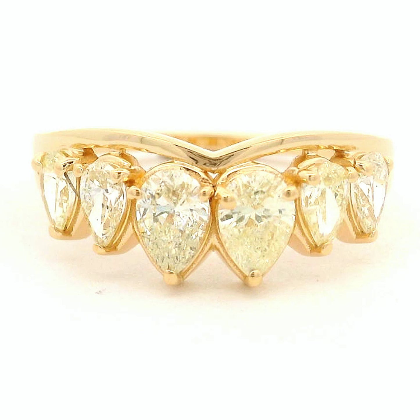 1.17 Ct Pear Diamond 14K Gold Ring