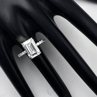 4.80 Carats Lab Grown Diamond 950 Platinum Ring