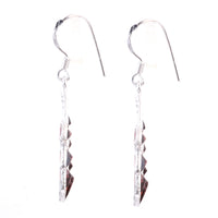 8.55 Ct Garnet 925 Sterling Silver Earrings