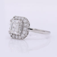 2.34 Carats Lab Grown Diamond 950 Platinum Ring