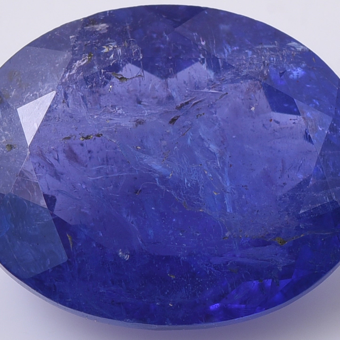 9.36 Natural Zoisite Tanzanite Oval Mixed Cut Gemstone