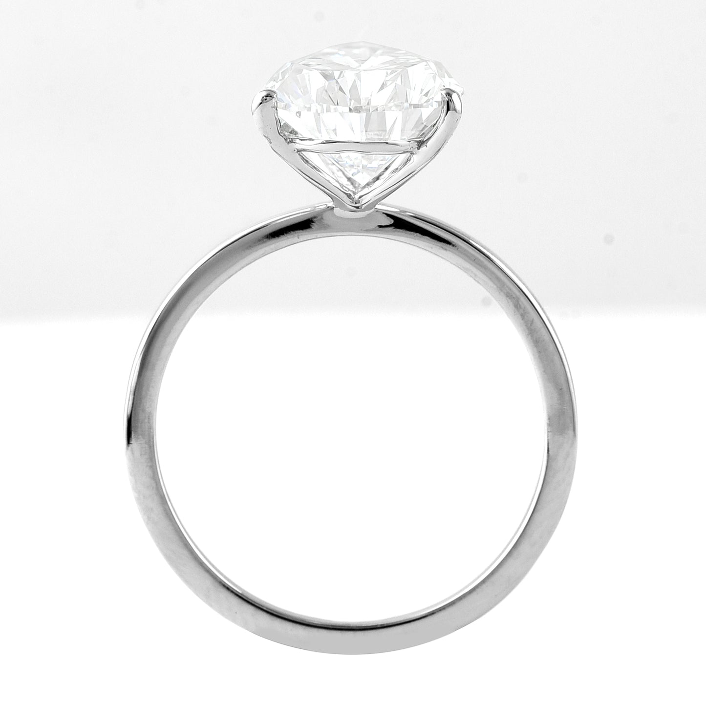 4.41 Carats Lab Grown Diamond 950 Platinum Ring
