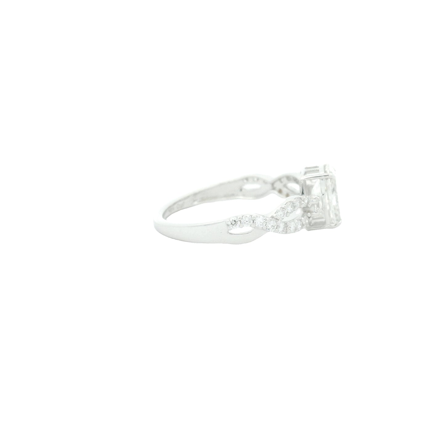 1.29 Carats Lab Grown Diamond 14K Gold Ring