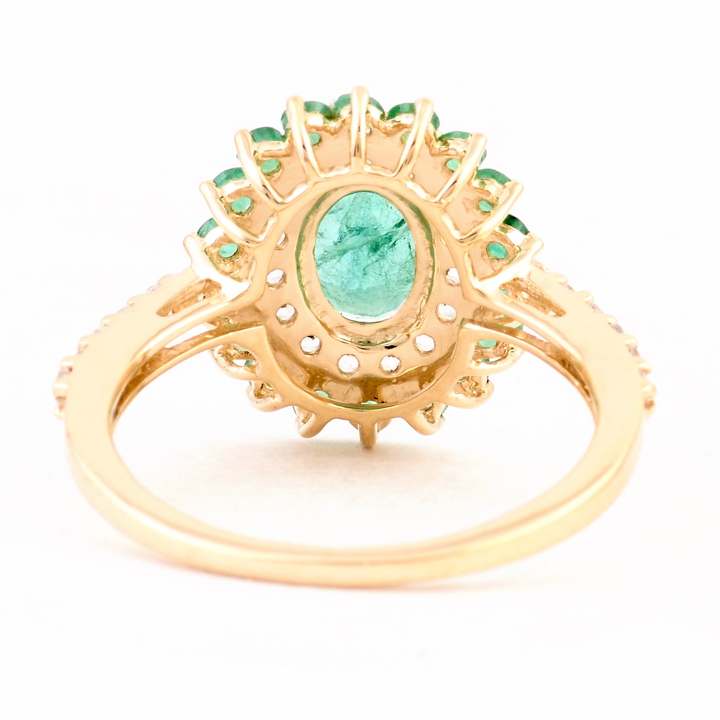 1.72 Ct Oval Emerald 14K Gold Ring