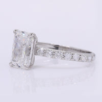 2.40 Carats Lab Grown Diamond 950 Platinum Ring
