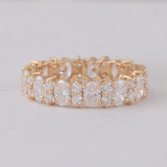 2.92 Carats Lab Grown Diamond 14K Gold Ring
