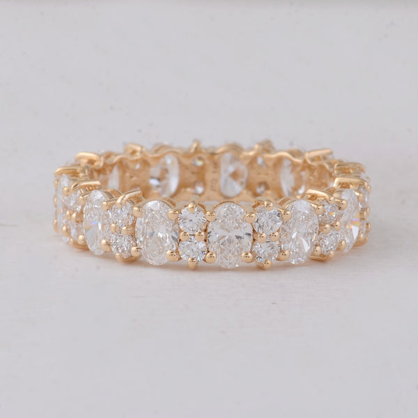 2.92 Carats Lab Grown Diamond 14K Gold Ring