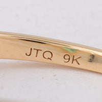 1.33 Ct Pear Emerald 9K Gold Ring
