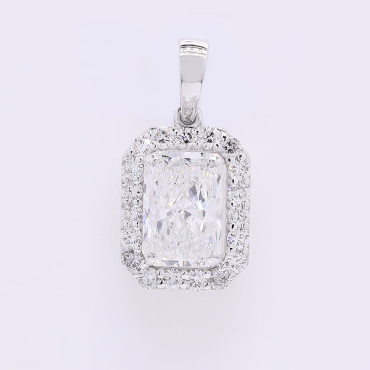 2.31 Carats Lab Grown Diamond 14K Gold Pendant