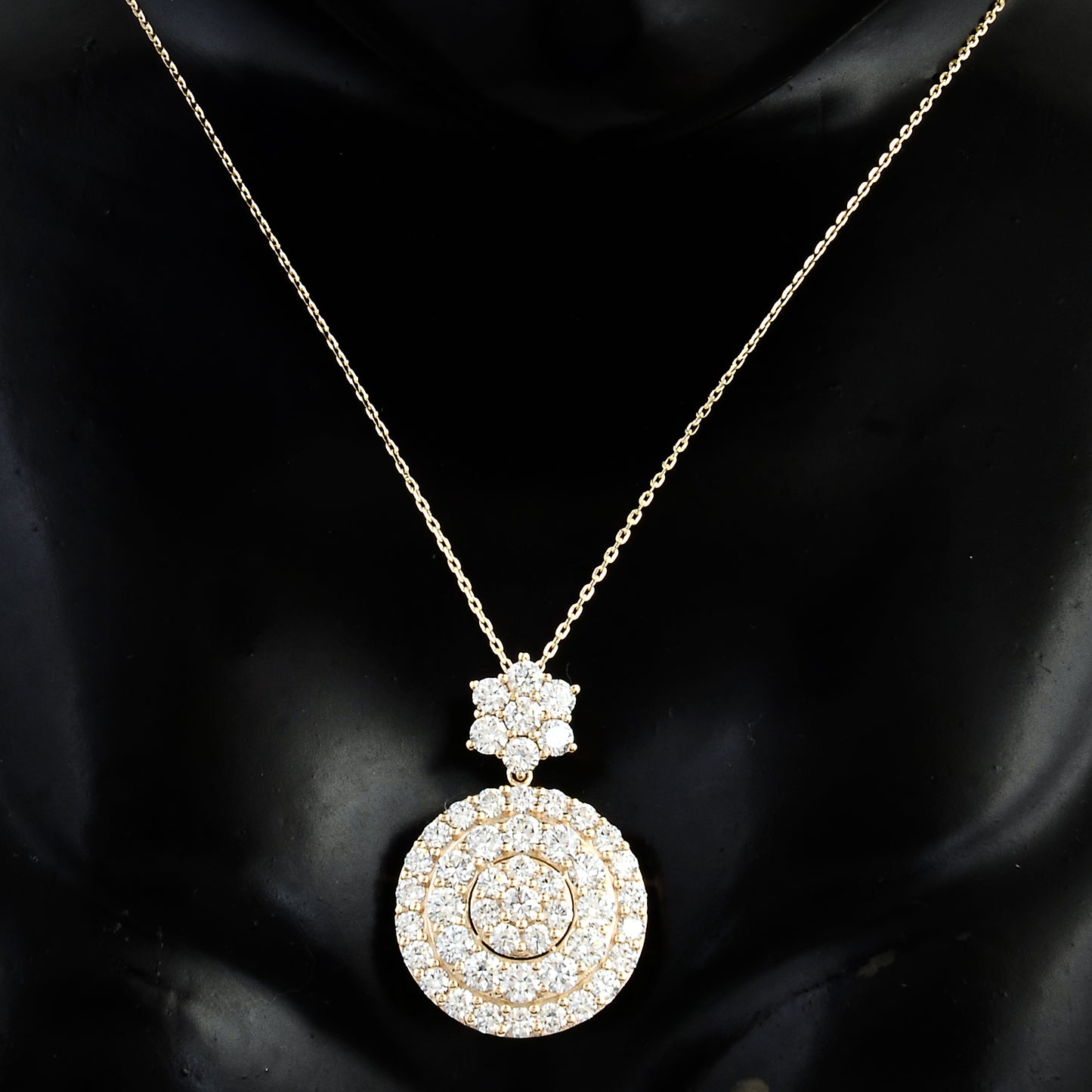 2.39 Carats Lab Grown Diamond 14K Gold Pendant