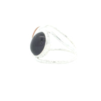 13.23 Ct Amethyst, Moonstone 925 Sterling Silver Ring