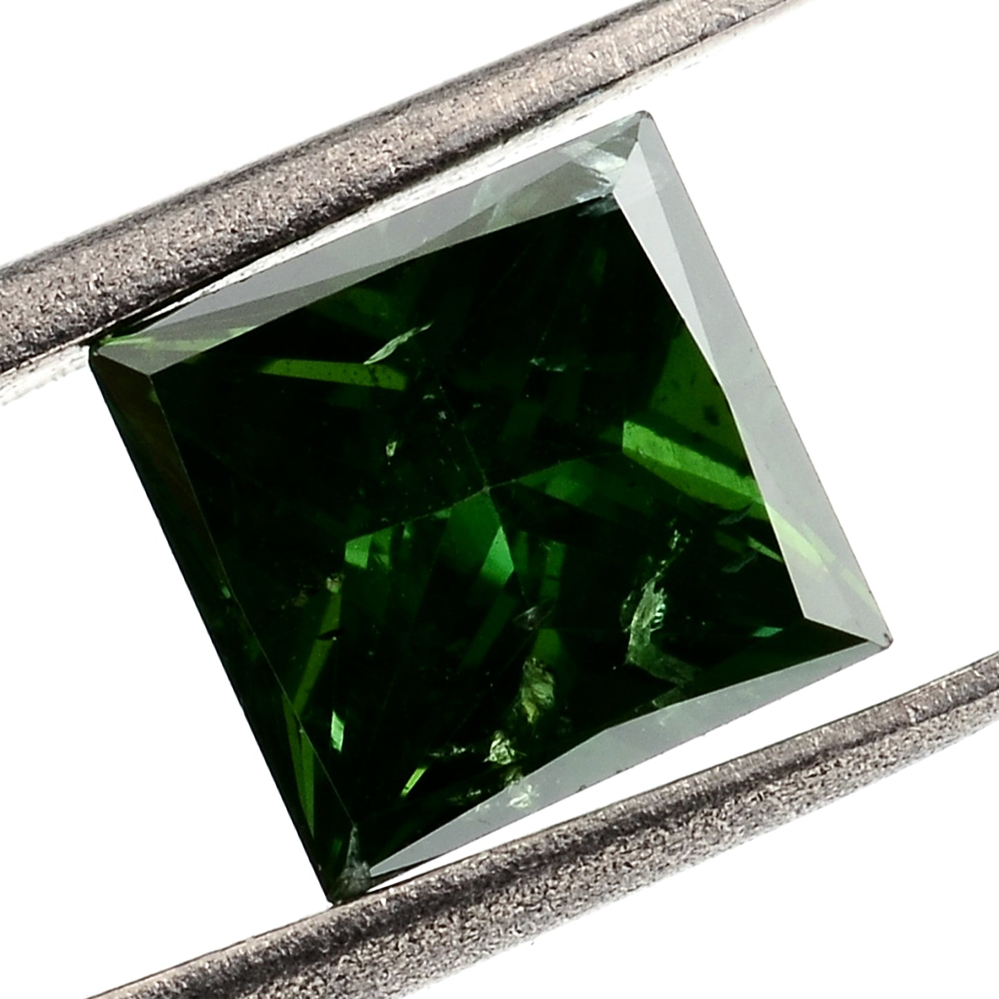 0.58 Green Diamond Sqaure Loose Gemstone