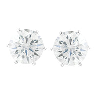 3.13 Carats Lab Grown Diamond 14K Gold Earrings