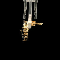 4.36 Ct Marquise Sapphire 14K Gold Earrings