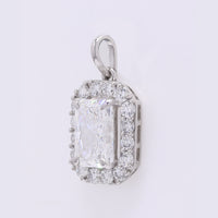 2.55 Carats Lab Grown Diamond 950 Platinum Pendant