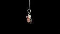 2.45 Carats Pink Lab Grown Diamond 14K Gold Pendant