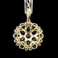 3.20 Ct Pear Sapphire 14K Gold Pendant