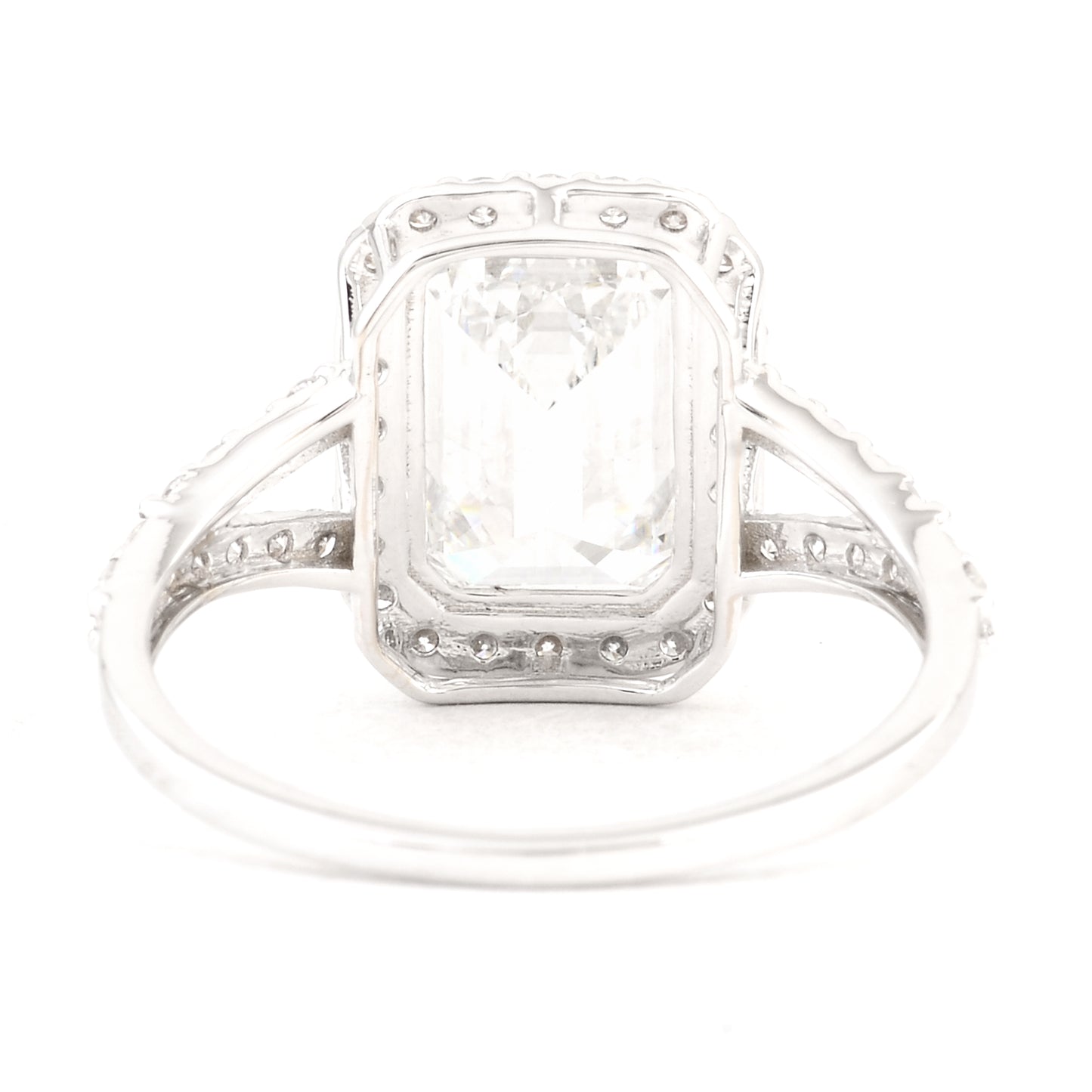 3.40 Carats Lab Grown Diamond 14K Gold Ring