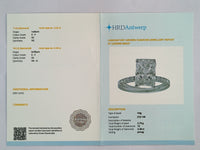 3.38 Carats Lab Grown Diamond 14K Gold Ring