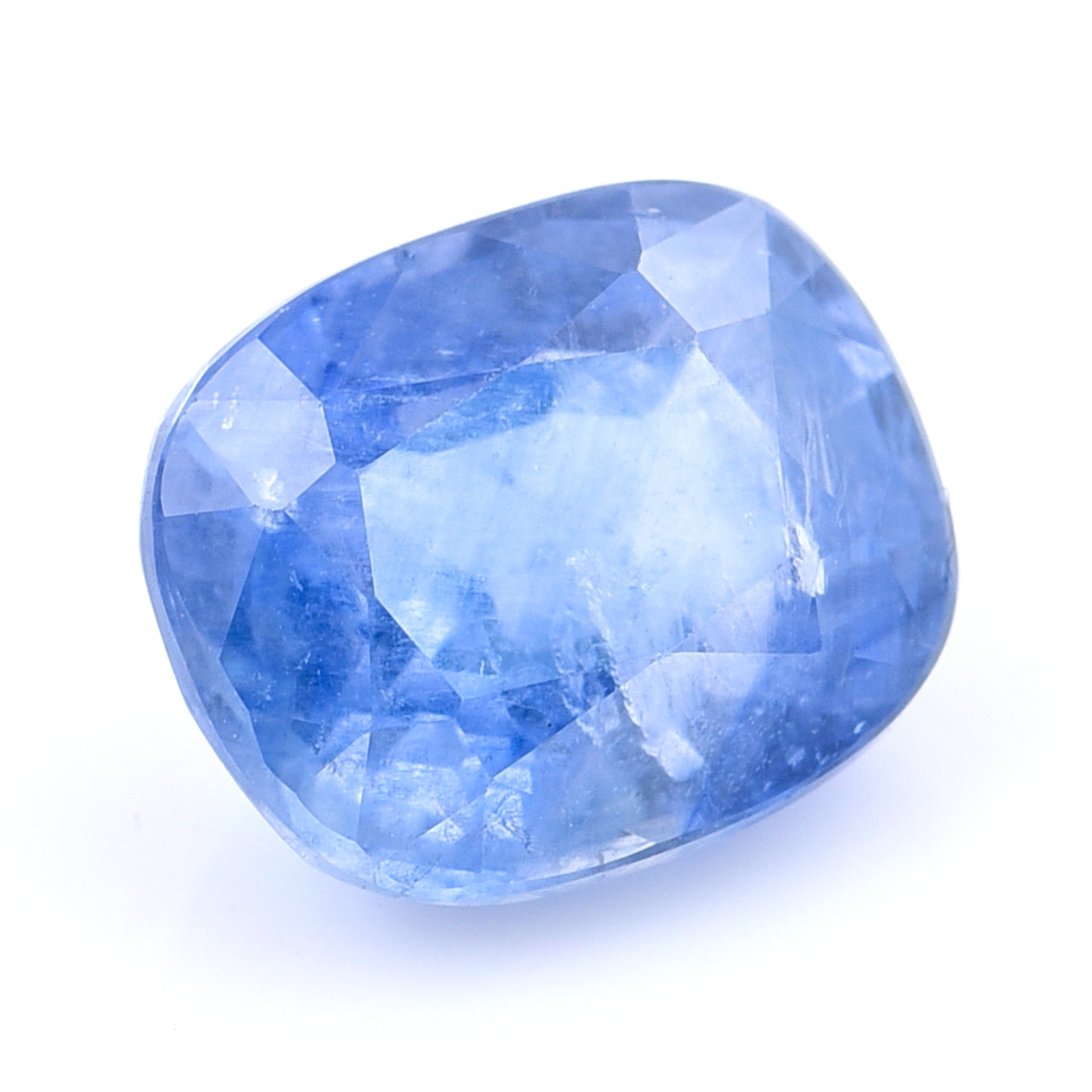 3.17 Natural Corundum Sapphire Rectangular Cushion Mixed Cut Gemstone