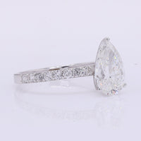 2.28 Carats Lab Grown Diamond 14K Gold Ring