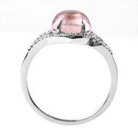 2.43 Ct Round Mixed Cut Natural Tourmaline 950 Platinum Ring
