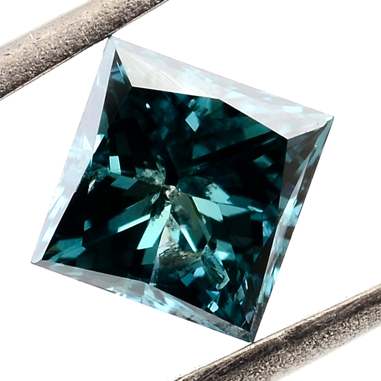 0.28 Blue Diamond Sqaure Loose Gemstone
