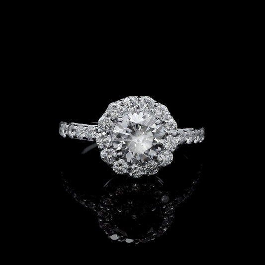 2.01 Carats Lab Grown Diamond 14K Gold Ring