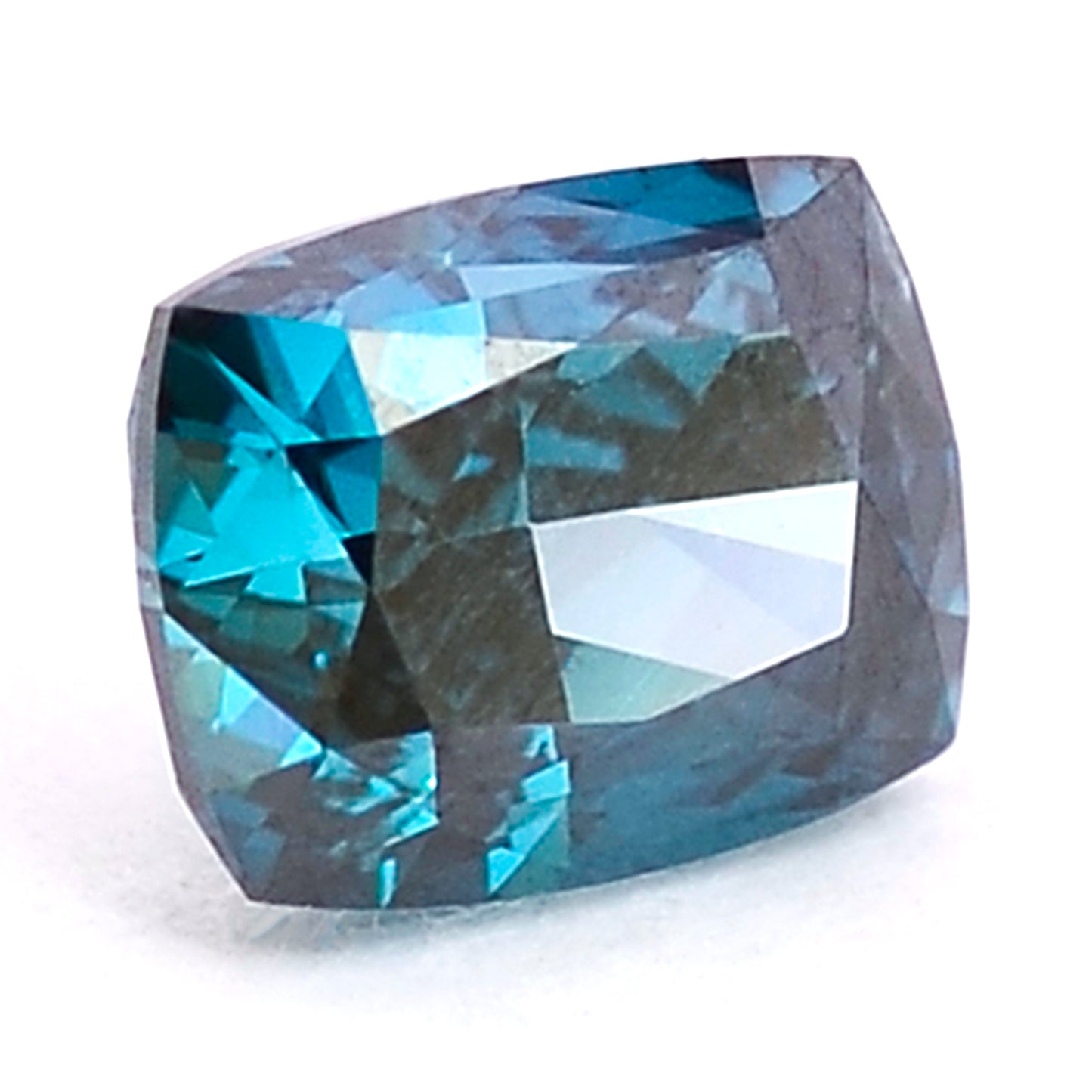 0.46 Blue Diamond Cushion Loose Diamond